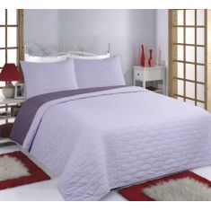 ΚΟΥΒΕΡΛΙ σετ (170cm x 220cm + 1 x 50cm x 70cm) RUBY lila/purple 5206978074370 SilkFashion |  Κουβερλί Υπέρδιπλα στο espiti