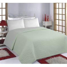 ΚΟΥΒΕΡΛΙ σετ (240cm x 260cm) WAVES mint/grey 5206978075025 SilkFashion |  Κουβερλί Υπέρδιπλα στο espiti