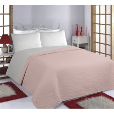 ΚΟΥΒΕΡΛΙ σετ (240cm x 260cm) WAVES pink/grey 5206978075032 SilkFashion |  Κουβερλί Υπέρδιπλα στο espiti