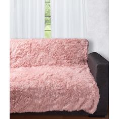 Διακοσμητικό μαλλιαρό ριχτάρι 5336 (145cm x 195cm) ροζ 5206978075186 SilkFashion |  Ριχτάρια στο espiti