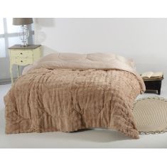 Κουβερτοπάπλωμα burble (240cm x 260cm) ανοιχτό καφέ  5206978075605 SilkFashion |  Κουβερτοπαπλώματα  στο espiti
