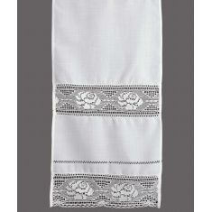 κουρτίνα 343 (120cm x 160cm) λευκό με τούνελ 6978000001250 SilkFashion |  Ετοιμες κουρτίνες με σχέδιο στο espiti