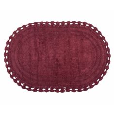 ΠΑΤΑΚΙ OVAL (70CM X 140CM) BURGUNDY 5206978153990 SilkFashion |  Πατάκια Μπάνιου στο espiti