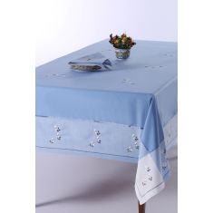 Τραπεζομάντηλο 589b (170cm x 270cm) σιέλ 6978000003185 SilkFashion |  Τραπεζομάντηλα στο espiti