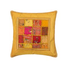 Μαξιλαροθήκη antic με φάσα (45cm x 45cm) κίτρινο 6978000003960 SilkFashion |  Μαξιλάρια διακοσμητικά στο espiti