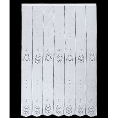 κουρτίνα 329 (160cm x 270cm) λευκή με τούνελ 6978000004534 SilkFashion |  Ετοιμες κουρτίνες με σχέδιο στο espiti