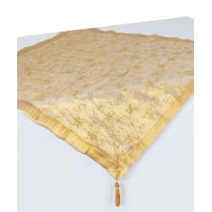 Καρέ (90cm x 90cm) 0001061A Χρυσό 5206978162480 SilkFashion |  Τραπεζομάντηλα στο espiti