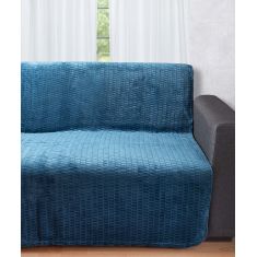 Διακοσμητικό fleece ριχτάρι 35 (150cm x 200cm) Μπλέ 5206978074813 SilkFashion |  Ριχτάρια στο espiti