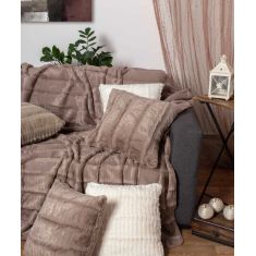 ΡΙΧΤΑΡΙΑ stripe (180cm x 180cm) καφέ 5206978071898 SilkFashion |  Ριχτάρια στο espiti