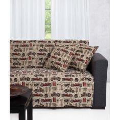 ΡΙΧΤΑΡΙΑ Cars (180cm x 180cm / 180cm x 250cm / 180cm x 300cm) 6978000000181 SilkFashion |  Ριχτάρια στο espiti