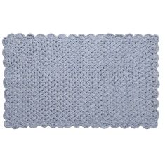 ΠΑΤΑΚΙΑ πλεκτό (70cm x 140cm) σιέλ 6978000000691 SilkFashion |  Πατάκια Μπάνιου στο espiti