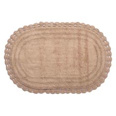 ΠΑΤΑΚΙ oval (60cm x 100cm) μπεζ 5206978153860 SilkFashion |  Πατάκια Μπάνιου στο espiti