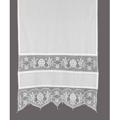 κουρτίνα 097 (200cm x 270cm) λευκό με τούνελ 6978000001077 SilkFashion |  Ετοιμες κουρτίνες με σχέδιο στο espiti