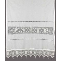 κουρτίνα 021 (160cm x 160cm) λευκό με τούνελ 6978000001092 SilkFashion |  Ετοιμες κουρτίνες με σχέδιο στο espiti