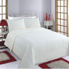 ΚΟΥΒΕΡΛΙ σετ (160cm x 220cm + 1 x 50cm x 70cm) LINES ivory 5206978073625 SilkFashion |  Κουβερλί Υπέρδιπλα στο espiti