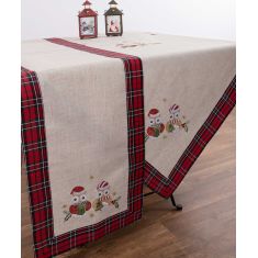 χριστουγεννιάτικο τραπεζομάντηλο (140cm x 180cm)  9029 6978000001392 SilkFashion |  Χριστουγεννιάτικα Τραπεζομάντηλα  στο espiti