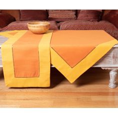 ροτόντα (180cm rd)  bg17 ώχρα/κροκί 6978000001588 SilkFashion |  Τραπεζομάντηλα στο espiti