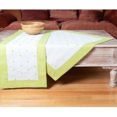 καρέ (90cm x 90cm) spot λαχανί 6978000001639 SilkFashion |  Τραπεζομάντηλα στο espiti