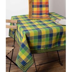 τραπεζομάντηλα (140cm x 240cm)  moda καρό μπλε 6978000001784 SilkFashion |  Τραπεζομάντηλα στο espiti