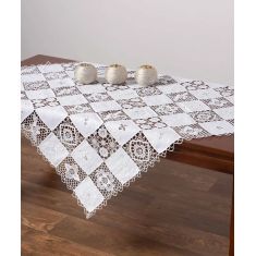 Καρέ (90cm x 90cm) 8509 6978000001906 SilkFashion |  Τραπεζομάντηλα στο espiti