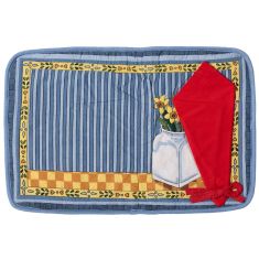 soupla (33cm x 55cm) με πετσέτα φαγητού απλικέ 6978000001939 SilkFashion |  Σουπλά στο espiti