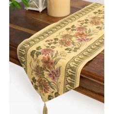 τραβέρσα  (33cm X 125cm)  xm180 χρυσή 6978000002137 SilkFashion |  Τραπεζομάντηλα στο espiti