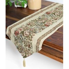 τραβέρσα  (33cm X 125cm)  xm015 ivory 6978000002190 SilkFashion |  Τραπεζομάντηλα στο espiti