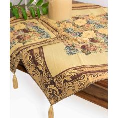 τραπεζομάντηλο (140cm X 180cm) 2061 χρυσό 6978000002197 SilkFashion |  Τραπεζομάντηλα στο espiti