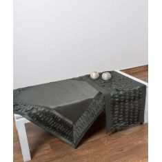 Τραπεζομάντηλα (130cm X 130cm) 8373 ανθρακί 6978000002352 SilkFashion |  Τραπεζομάντηλα στο espiti