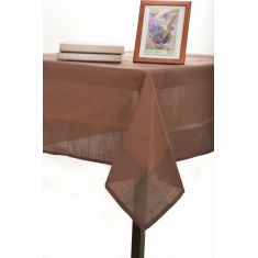 τραπεζομάντηλα nx031 (175cm x 175cm) σκούρο καφέ 6978000002416 SilkFashion |  Τραπεζομάντηλα στο espiti