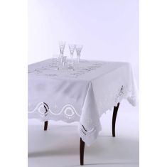 Χειροποίητο τραπεζομάντηλο act8 (140cm x 140cm) 6978000003106 SilkFashion |  Τραπεζομάντηλα στο espiti