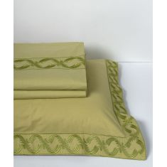 σεντόνια βαμβακερά ( 230cm x 250cm 2x 50cm x 70cm) M110 πράσινο 6978000003253 SilkFashion |  Σεντόνια Υπέρδιπλα / King Size στο espiti