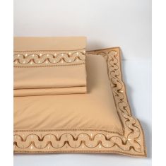 σεντόνια βαμβακερά ( 230cm x 250cm 2x 50cm x 70cm) M126 χρυσό 6978000003256 SilkFashion |  Σεντόνια Υπέρδιπλα / King Size στο espiti