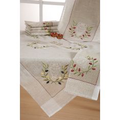 Τραπεζομάντηλο 2630 (160cm x 210cm) κίτρινη ελιά 6978000003500 SilkFashion |  Τραπεζομάντηλα στο espiti