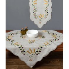 Καρέ 8014 (85cm x 85cm) κόκκινο 6978000003523 SilkFashion |  Τραπεζομάντηλα στο espiti
