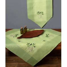 Τραπεζομάντηλο N1 (135cm x 175cm) πράσινο 6978000003722 SilkFashion |  Τραπεζομάντηλα στο espiti