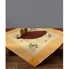 Ροτόντα N1 (135cm) κίτρινο 6978000003732 SilkFashion |  Τραπεζομάντηλα στο espiti
