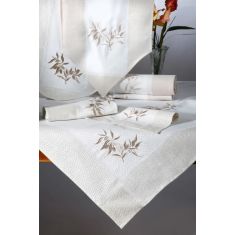 Τραπεζομάντηλο N5 (160cm x 210cm) oval ivory 6978000003789 SilkFashion |  Τραπεζομάντηλα στο espiti