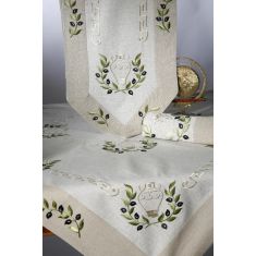 Τραπεζοκαρέ 05 (135cm x 135cm) 6978000003801 SilkFashion |  Τραπεζομάντηλα στο espiti