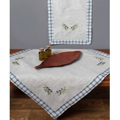 Καρέ 1312 (85cm x 85cm) μπλέ 6978000003849 SilkFashion |  Τραπεζομάντηλα στο espiti