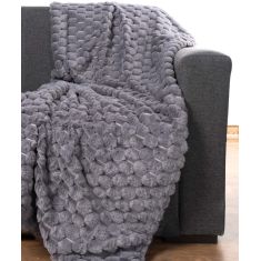 Διακοσμητικό γούνινο ριχτάρι mink (170cm x 220cm) γκρί 5206978073328 SilkFashion |  Ριχτάρια στο espiti