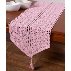 Πλεκτή τραβέρσα c210 (32cm x 160cm) ρόζ 5206978155819 SilkFashion |  Τραβέρσες  στο espiti