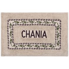 Πατάκι ελιά Χανιά (50cm x 80cm) καφέ 6978000004056 SilkFashion |  Μπάνιο στο espiti