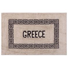 Πατάκι μαίανδρος Greece (50cm x 80cm) καφέ 6978000004060 SilkFashion |  Μπάνιο στο espiti