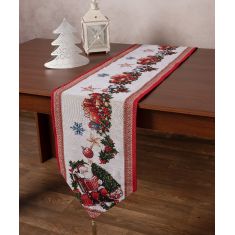 Χριστουγεννιάτικη τραβέρσα στόφα W356 (35cm x 175cm) 5206978156342 SilkFashion |  Χριστουγεννιάτικα Τραπεζομάντηλα  στο espiti