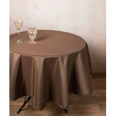 Σατέν ροτόντα 2015 (180cm) καφέ 6978000005057 SilkFashion |  Τραπεζομάντηλα στο espiti
