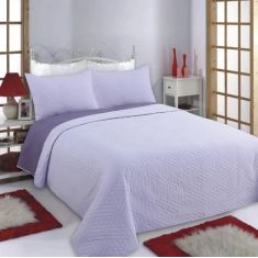 ΚΟΥΒΕΡΛΙ σετ (220cm x 240cm + 2 x 50cm x 70cm) DIAMOND lila/purple 5206978073496 SilkFashion |  Κουβερλί Υπέρδιπλα στο espiti
