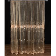Κουρτίνα MK15 (280cm x 300cm) με τρέσα χρυσή 6978000004369 SilkFashion |  Ετοιμες μονοχρωμες κουρτίνες στο espiti