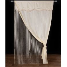 Κουρτίνα maria (150cm x 280cm) με τούνελ ivory 6978000004422 SilkFashion |  Ετοιμες μονοχρωμες κουρτίνες στο espiti