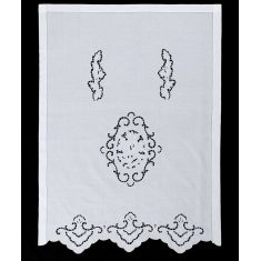 κουρτίνα 499 (200cm x 300cm) λευκή με τούνελ 6978000004539 SilkFashion |  Ετοιμες κουρτίνες με σχέδιο στο espiti